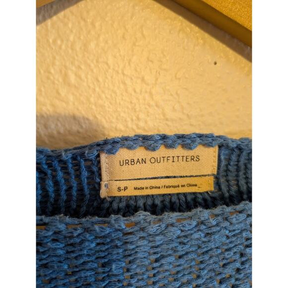 Urban outfitters striped sweater blue and yellow oversized size S cotton blend - Picture 3 of 6